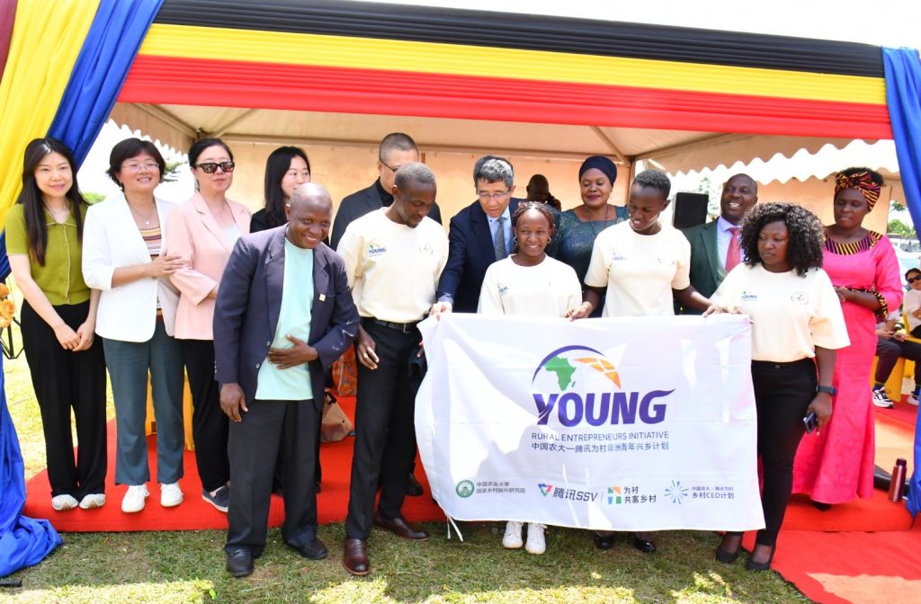 Rt. Hon. Rukia Nakadama, 3rd Deputy Prime Minister and Chairperson of the Ministerial Committee, alongside Prof. Li Xiaoyun, Lead Chair Professor at China Agricultural University, engaging with young rural entrepreneurs.