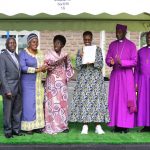 First Lady Janet Museveni in group with Busoga Top leaders and leaders of Church of Uganda