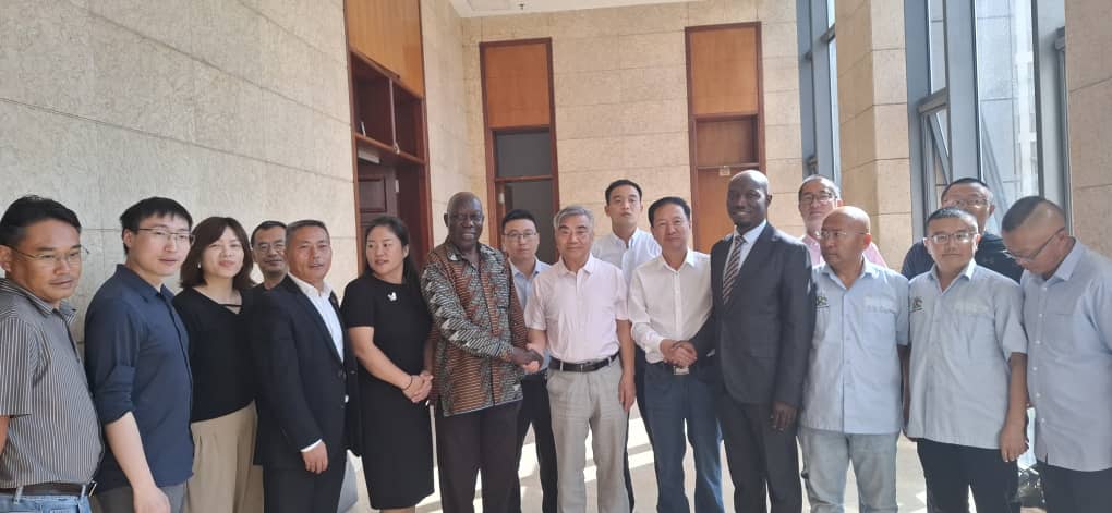 In the Photo Mr. Vincent Musubire (Deputy Principal Private Secretary to the Vice President of Uganda)(L), Mr. Liu Tong (Director General of the Sichuan Seed Association)(R), and Mr. Mula Anthony (Director General of the Busoga Consortium) with Sichuan Delegation.