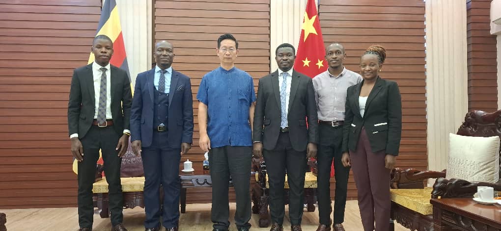 H.E. Zhang Lizhong, Chinese Ambassador to Uganda, together with Director General Mr. Mula Anthony and the BCD Secretariat.