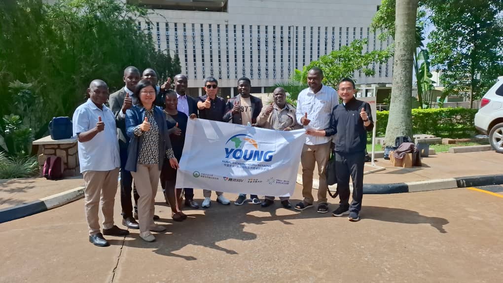 China and Uganda’s young entrepreneurs share a photo moment, marking a milestone in cross-border collaboration for youth-led agribusiness.