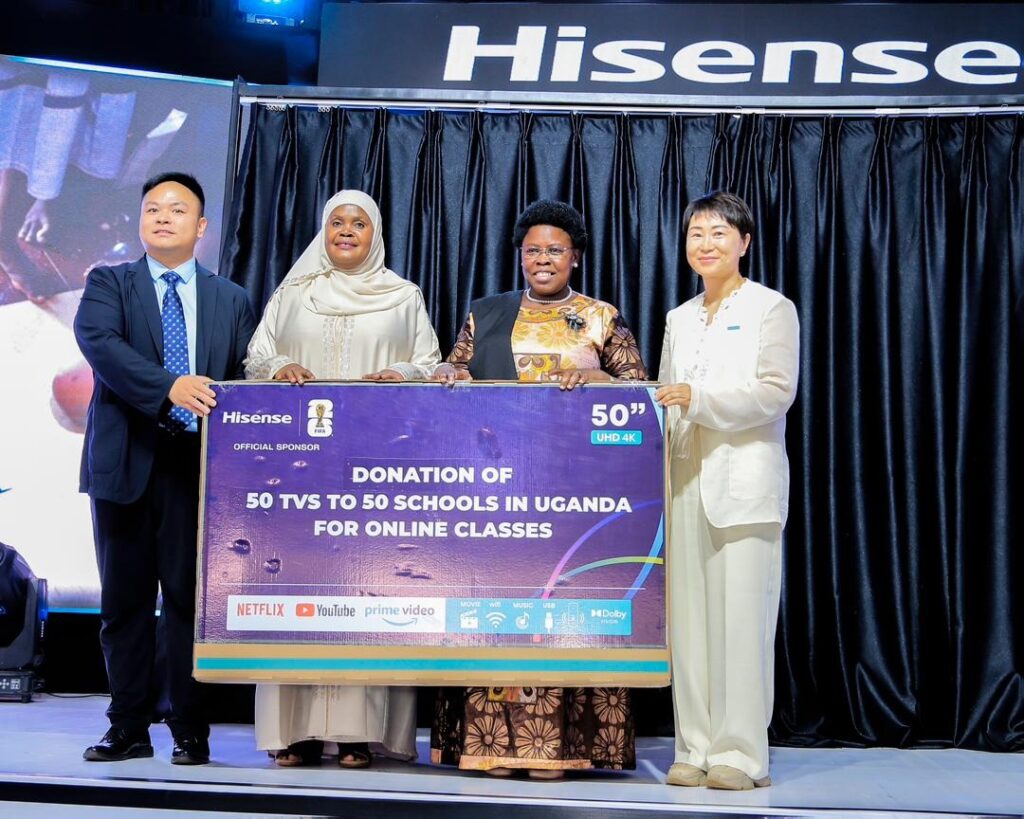 Photo moment: Hisense donates 50 Digital LED screens to selected schools, complete with internet connectivity, to boost digital learning.