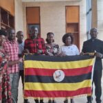 Director General Dr Mula anthony flagging off the Busoga youhs to china
