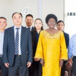Rt. Hon. Rebecca Kadaga, the First Deputy Prime Minister and Minister for East African Community Affairs (Left), receives Chairman Mr. Luo Heng (Right) and his delegation during a courtesy visit at her office in Kingdom Kampala on March 3rd, 2026.PHOTO/ Bishop