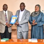 Official handover of BCD leadership from Bishop Frank Tibagendeka to Mulumba Davidson Kasajja, witnessed by Rt. Hon. Rukia Nakadama and the Director General Mula Anthony at Civil Service College, Jinja.
